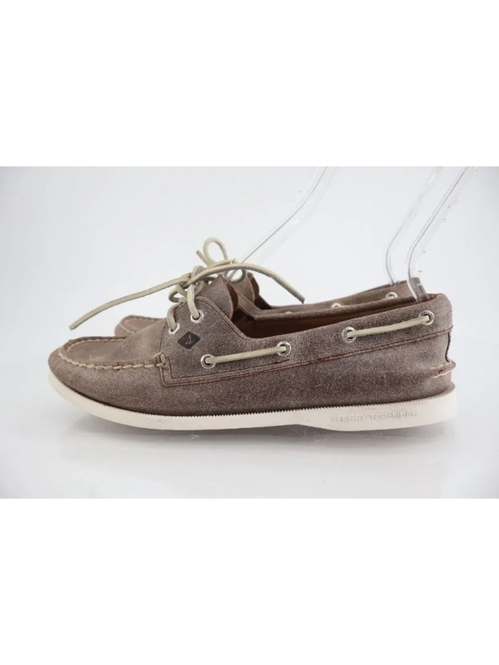Sperry Women's Top Sider Boat Shoe Loafer Slip On Shoe Size 8 Brown Tan Comfy